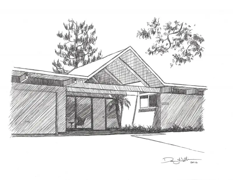eichler house drawings
