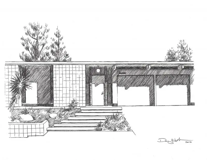 eichler house drawing