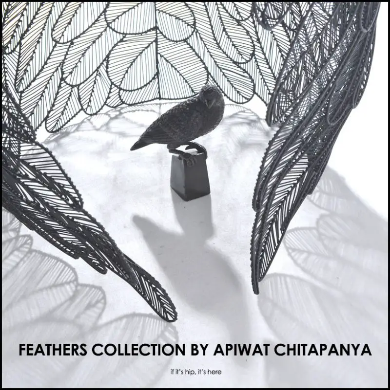 Welded Feather Tables by Apiwat Chitapanya