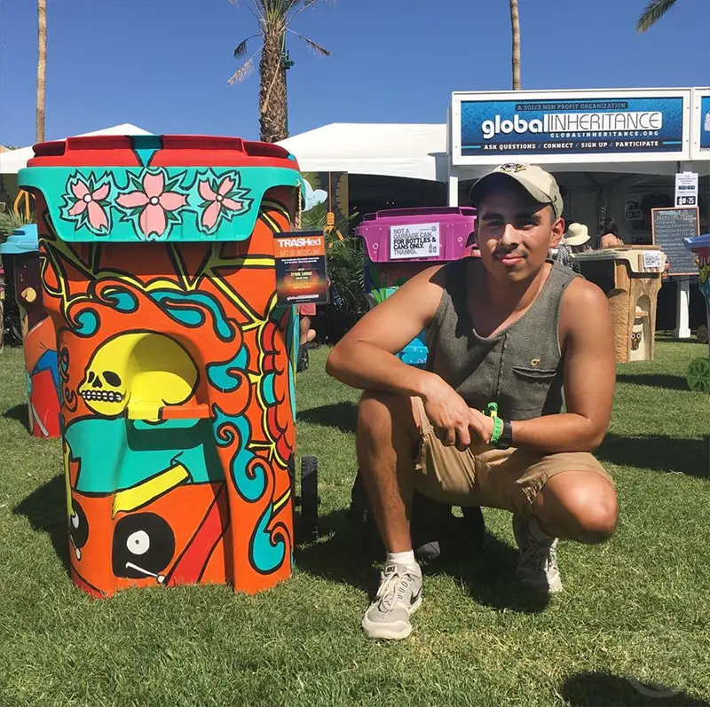 trashed at coachella