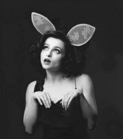 Helena Bonham Carter as a bunny