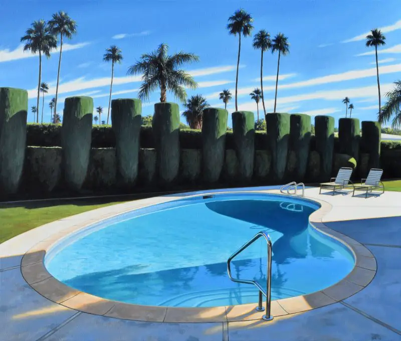 Pool and Hedges by Danny Heller
