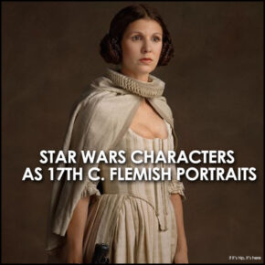 In Honor Of Star Wars Day, The Characters As Flemish Portraits