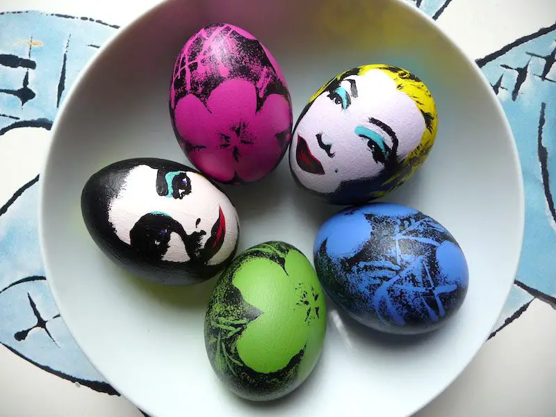 andy warhol easter eggs