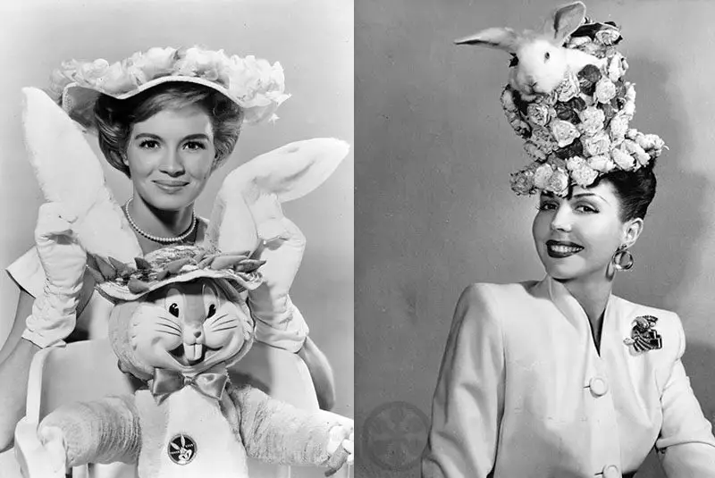 vintage celebrity easter photos