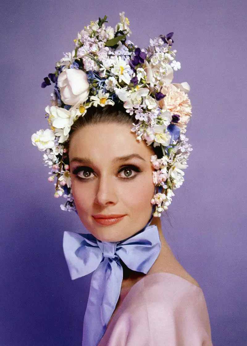 Audrey Hepburn in Easter Bonnet