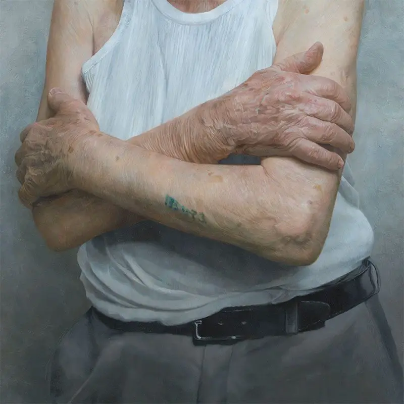 David Kassan's paintings of holocaust survivors