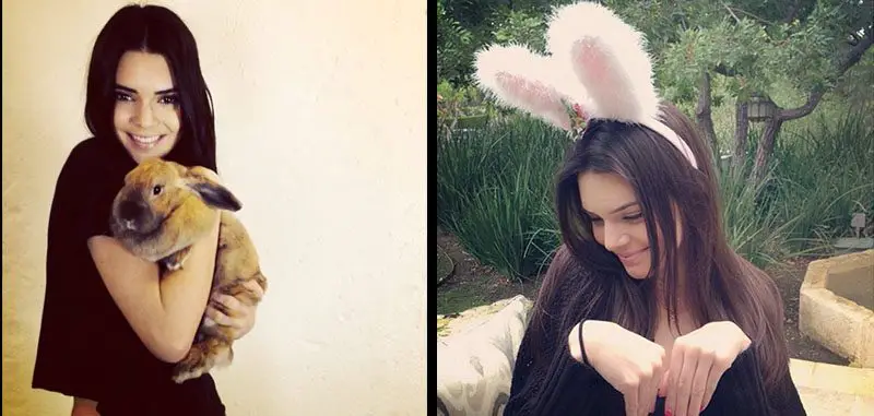 Kendall Jenner easter pics