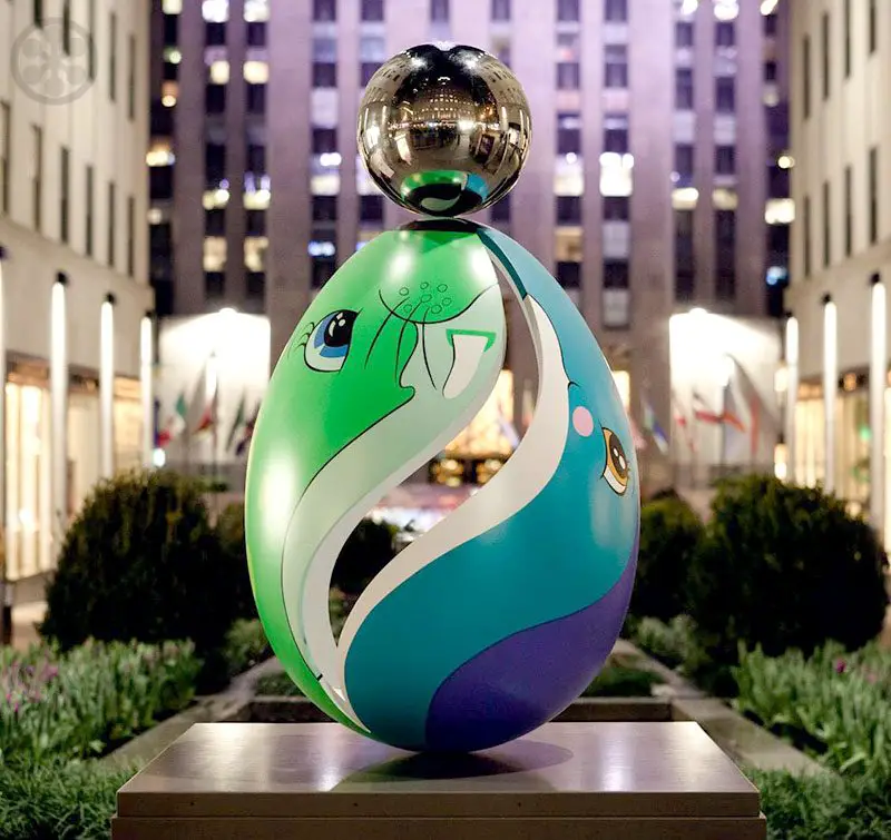 jeff koons faberge easter egg