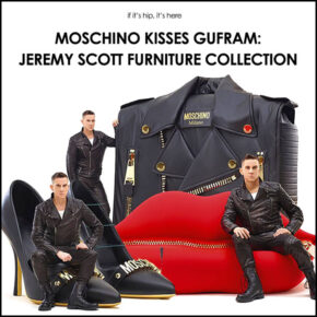 Moschino Kisses Gufram, A Capsule Furniture Collection by Jeremy Scott
