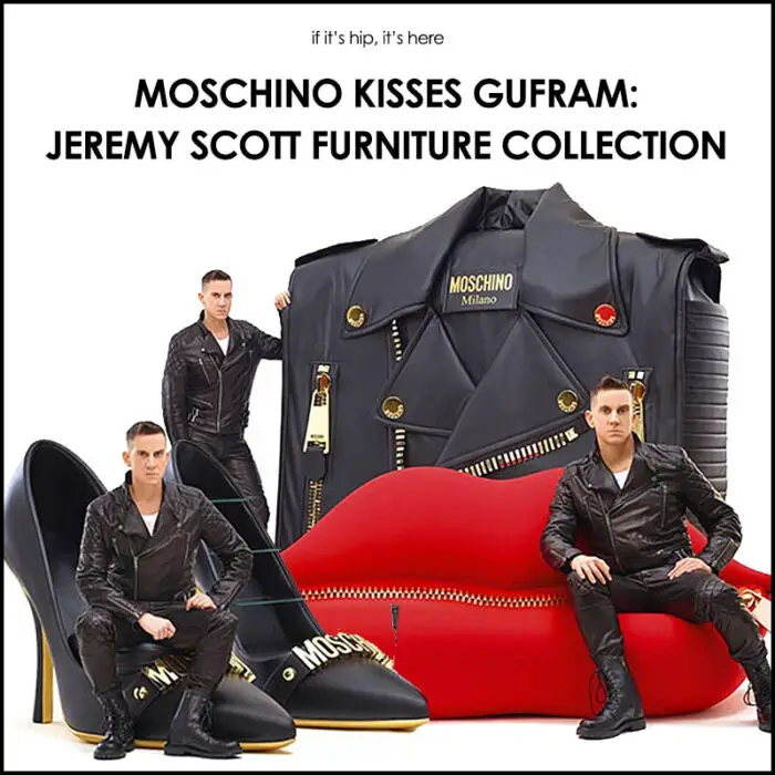 Read more about the article Moschino Kisses Gufram, A Capsule Furniture Collection by Jeremy Scott
