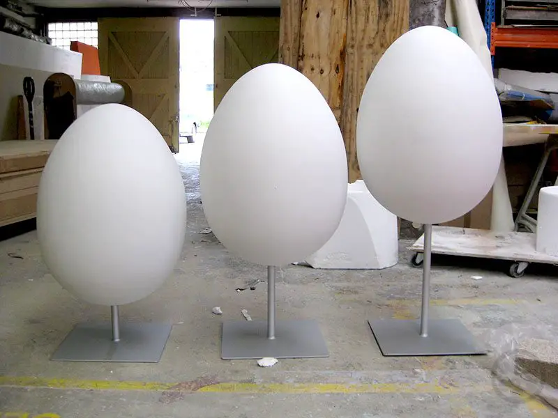 giant fiberglass eggs