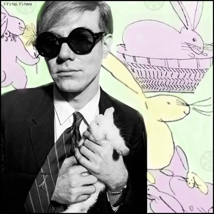 Read more about the article Vintage Glamour Editorial Reveals Andy Warhol Rabbit Sketches