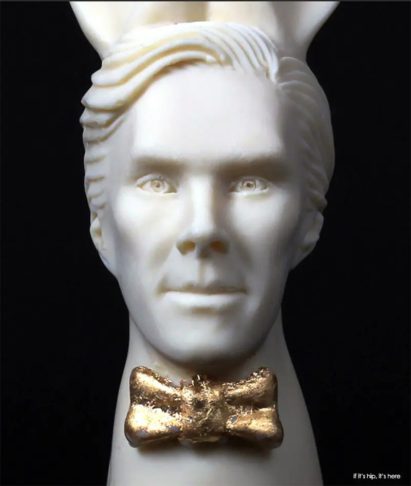 benedict cumberbatch white chocolate bunny