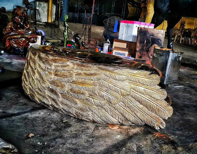 Welded Feather Tables by Apiwat Chitapanya