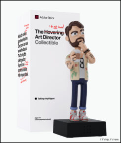 Win Your Own Talking Hovering Art Direction Action Figure.