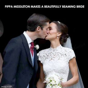 Pippa Middleton Makes A Beautifully Beaming Bride. (25 Photos)