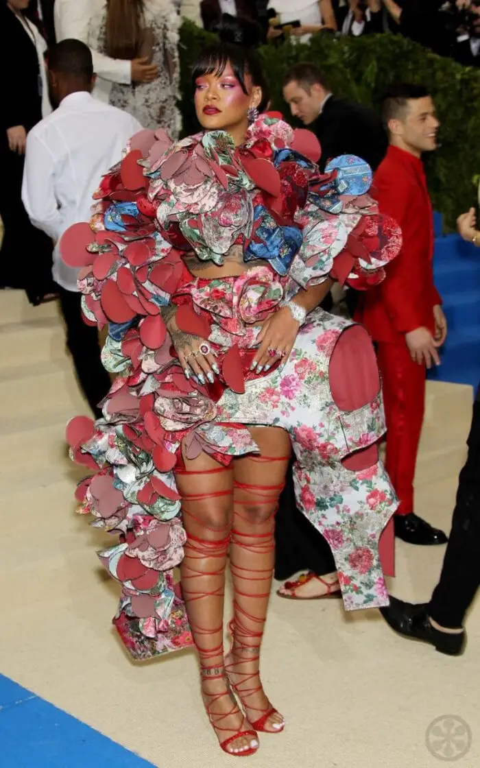 Rihanna in Comme des Garçons  met gala