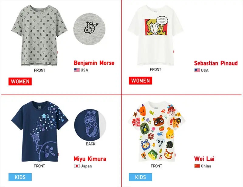 Nintendo T-shirt Design Competition Winners