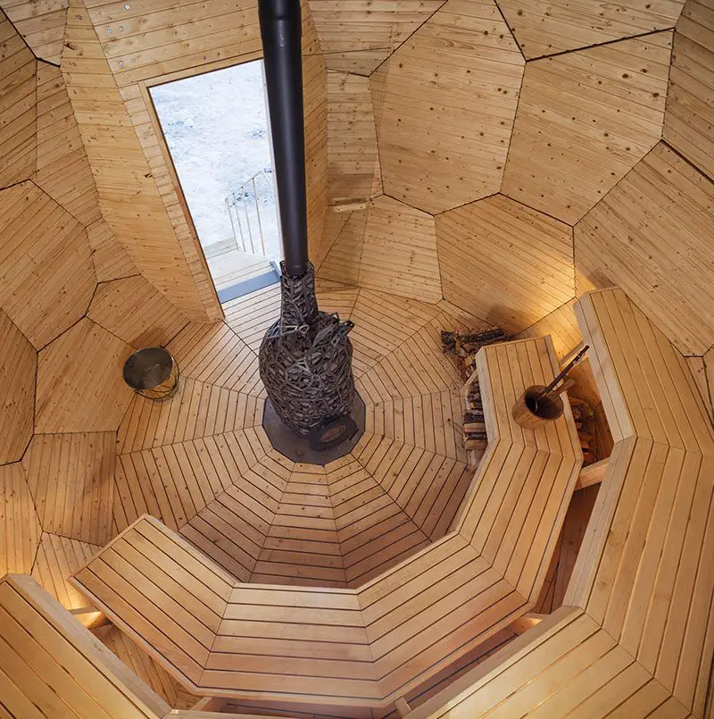 sauna interior