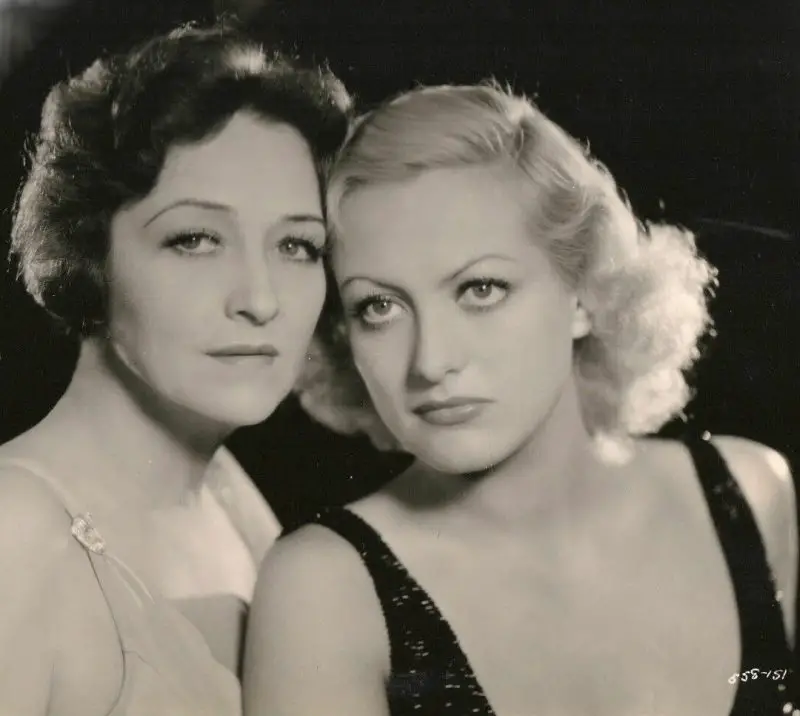 Joan Crawford and her own mother, Anna Bell Johnson