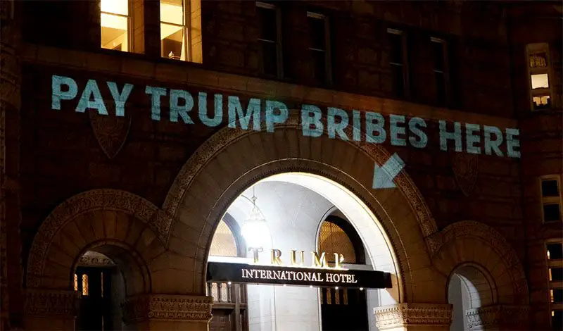 pay trump bribes here