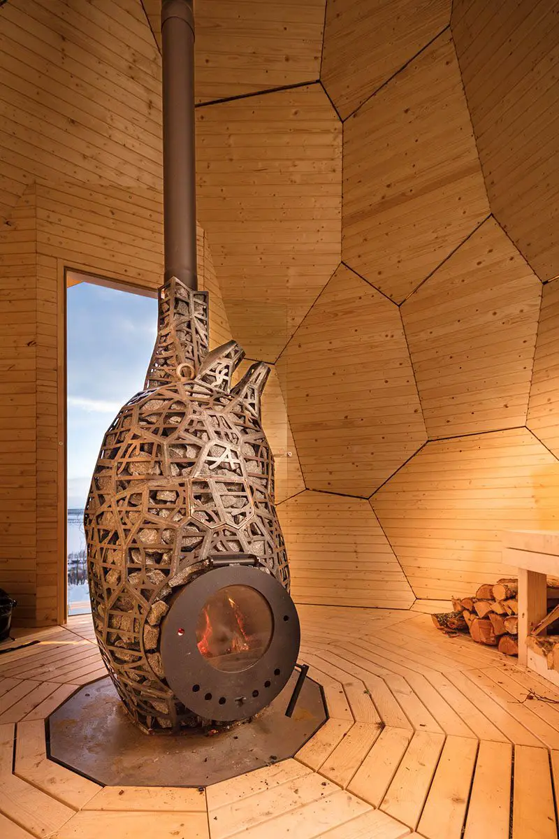 sauna interior