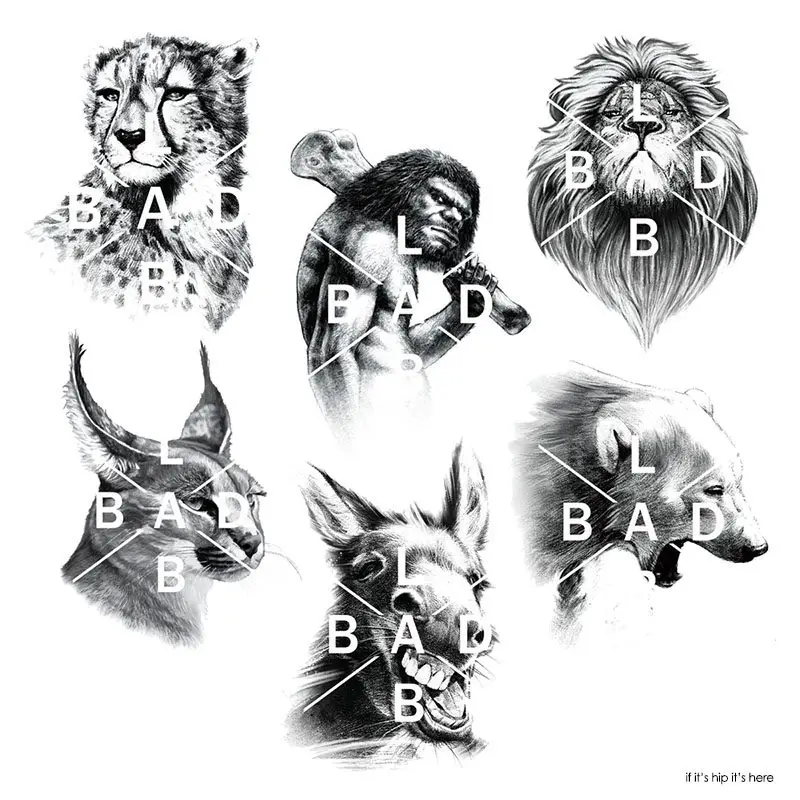 badlab logo illustrations