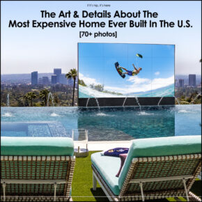 Outrageous. Enormous. And Comes Art-Filled + $30MM of Collectible Cars. [70+ Photos]