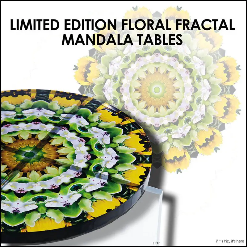 Floral Fractal Mandala Tables