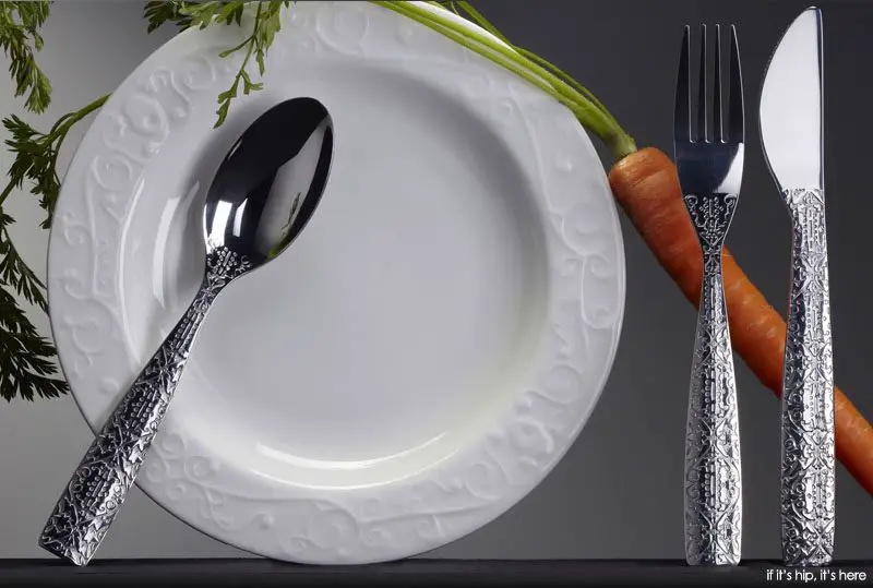 marcel wanders plates and flatware for KLM