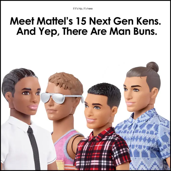 Read more about the article Mattel’s 15 New Modernized Ken Dolls. And Yep, There Are Man Buns.