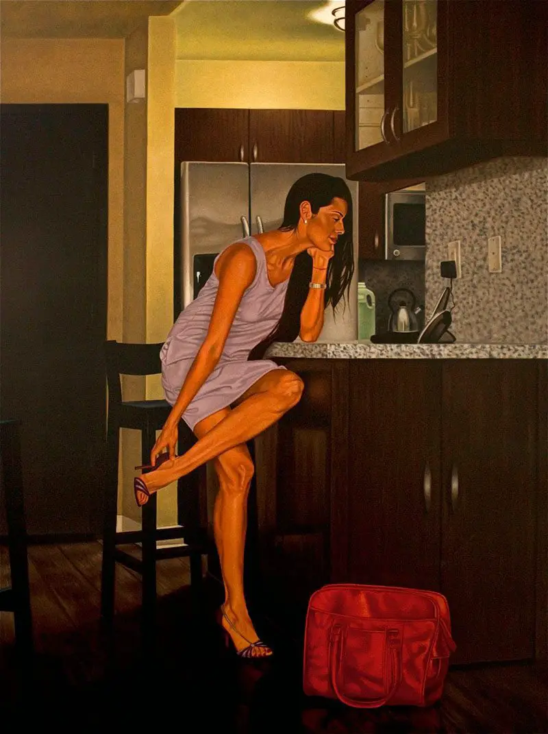Olga, 2010, oil on canvas, 40" x 30"