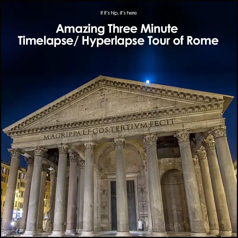 Timelapse tour of rome