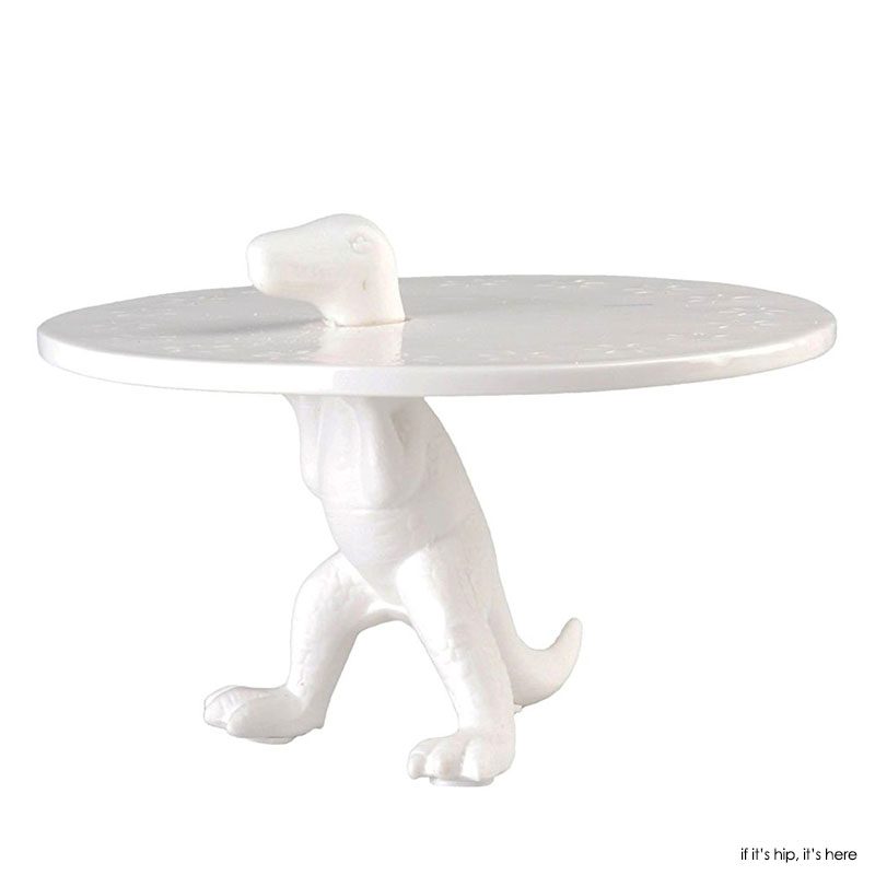 Seletti Sauria T-Rex Porcelain Cake Stand