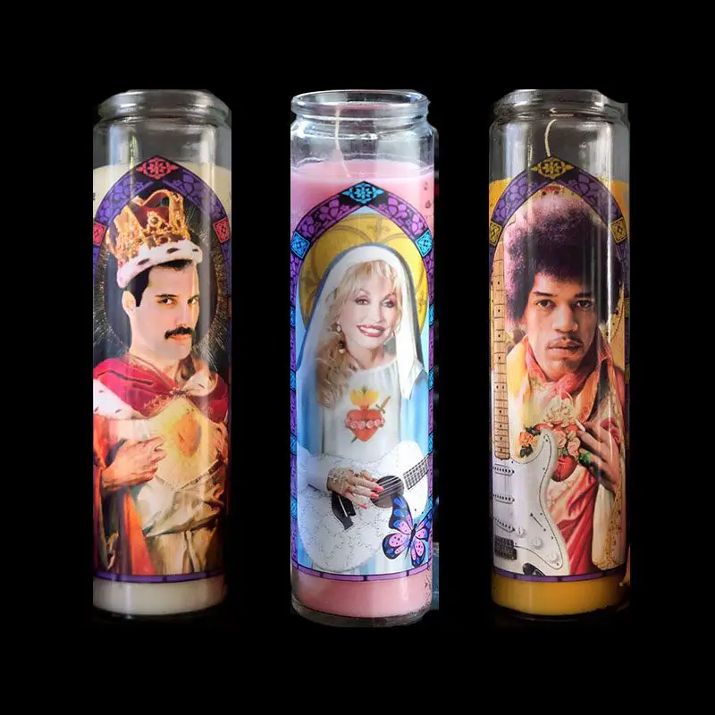 Pop Culture Prayer Candles
