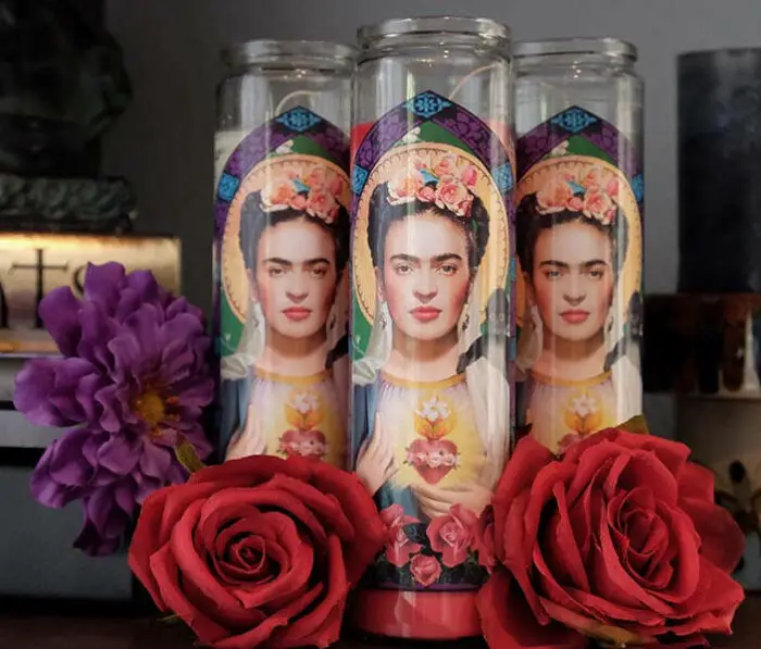 frida kahlo prayer candle