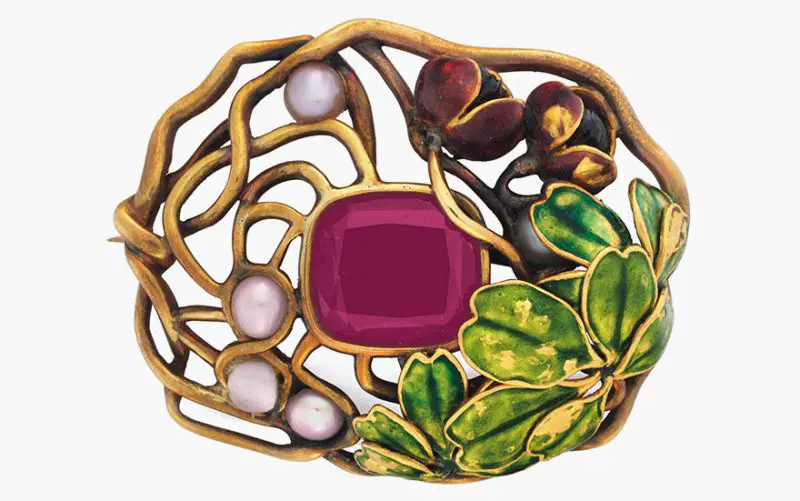 louis c tiffany brooch