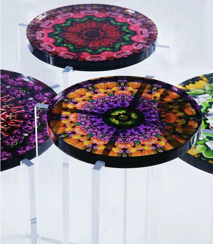 mandala flower fractalis tables
