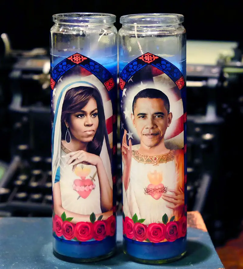 obama prayer candles eternal flame