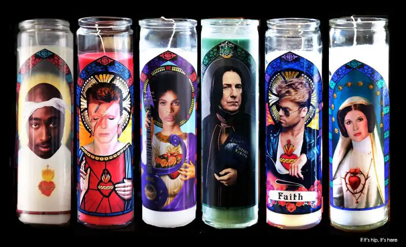 Pop Culture Prayer Candles