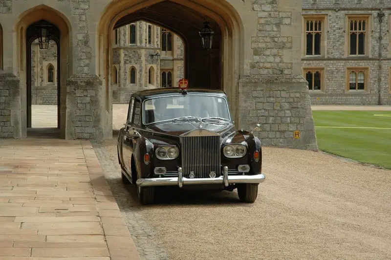The Queen's Phantom VI Limousine at Windsor Palace