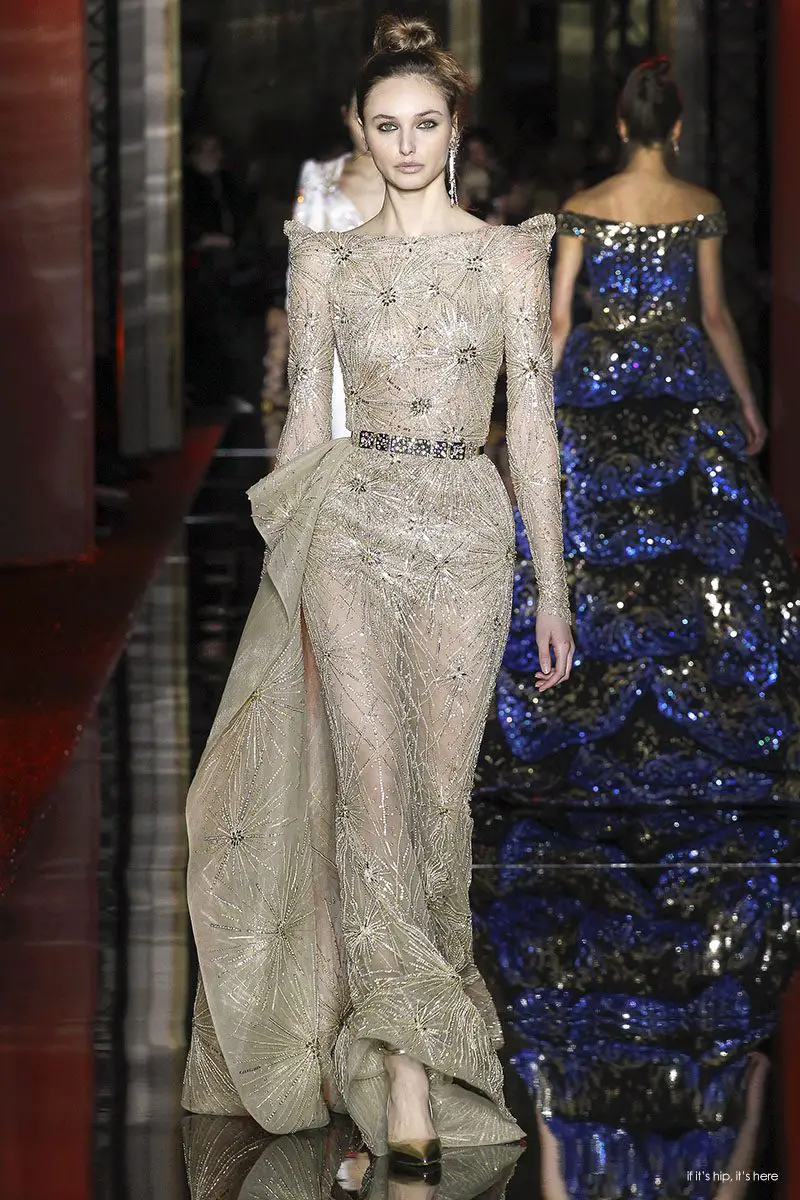 Zuhair Murad's Fireworks Embellished Couture