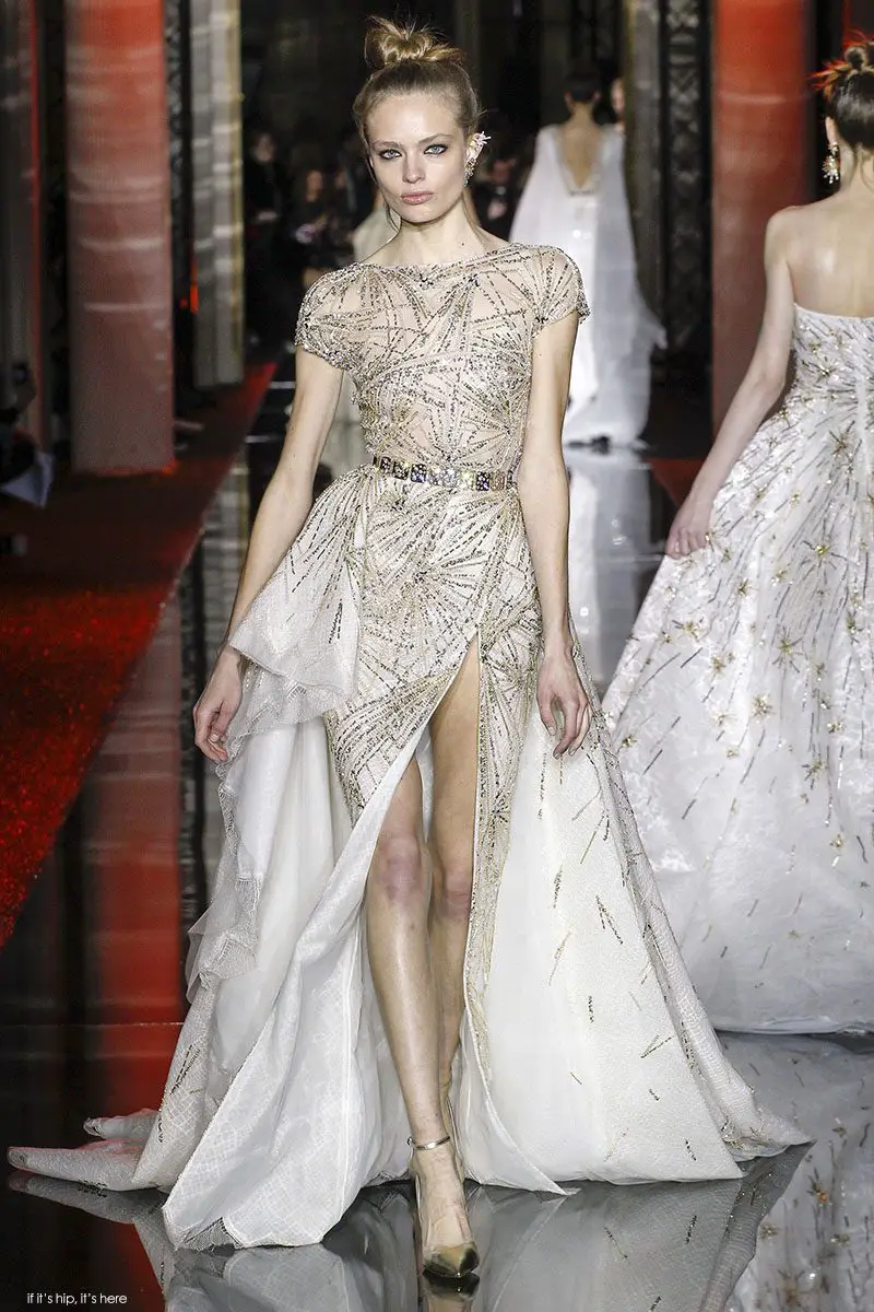 Zuhair Murad's Fireworks Embellished Couture