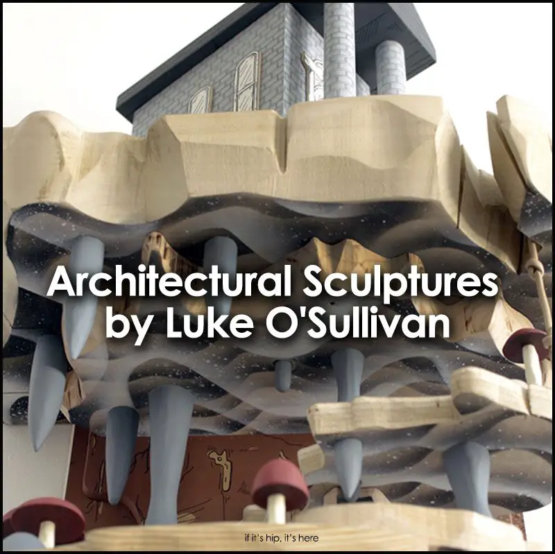 architectural sculptures by luke o'sullivan