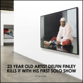 23 Year Old Artist Delfin Finley’s First Solo Show Is A Huge Hit