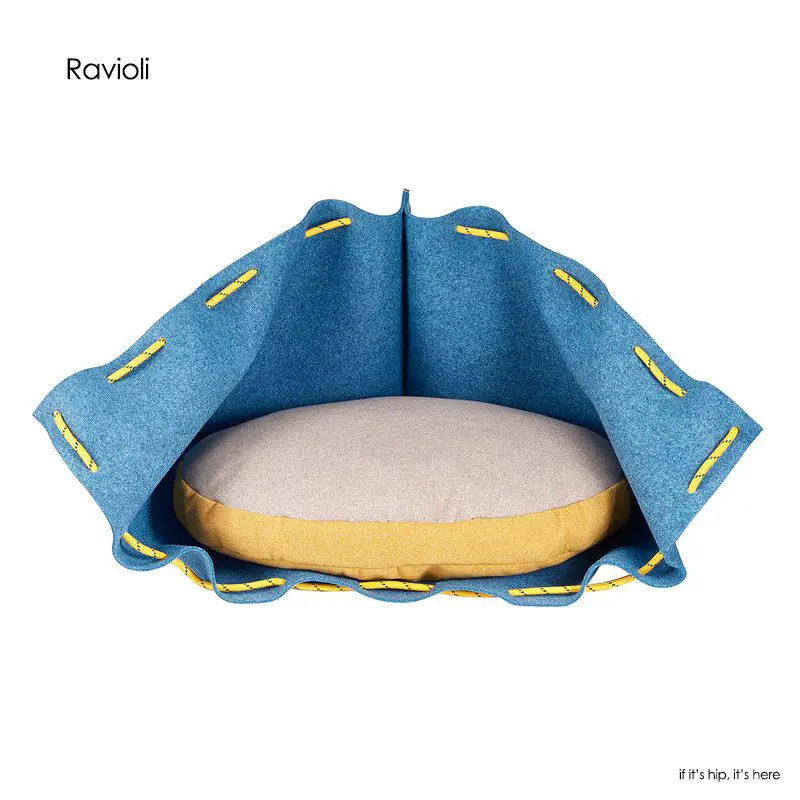 ravioli soft dog bed