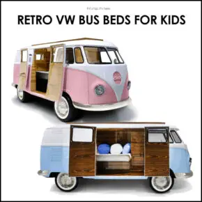 Retro VW Bus Bed for Next Generation Hippies!