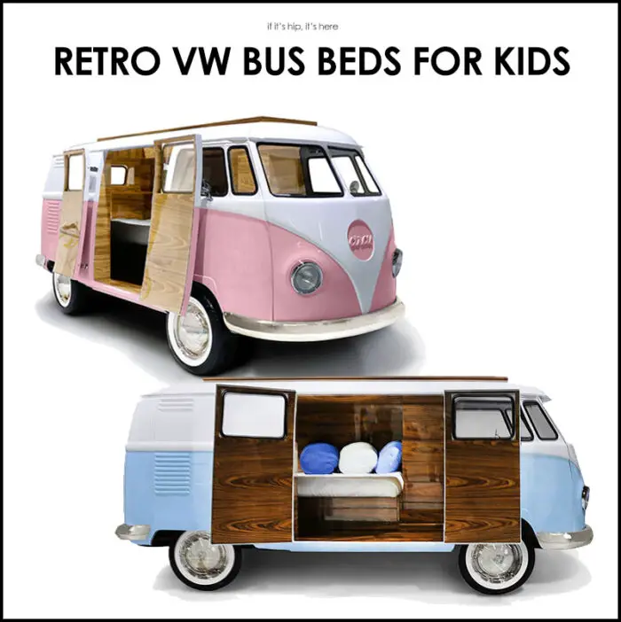 Read more about the article Retro VW Bus Bed for Next Generation Hippies!