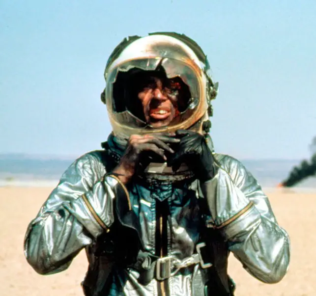 As Chuck Yeager in The Right Stuff, 1983